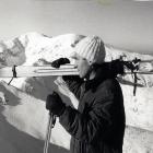 Apoloniusz Rajwa podczas podejścia do pracy na Kasprowy Wierch. Zdjęcie archiwum...