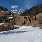 Odcinek 8 km czerwonej trasy w Pejo. Koniec sezonu 2023. Zdjęcie Anna Kłos