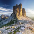Tre Cime di Lavaredo, widok z przełęczy Forcella Lavaredo Fot. Mikołaj Gospodarek