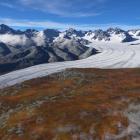 Rekonstrukcja Lodowca Białki ok. 20 tys. lat temu. Zdjęcie Jerzy Zasadni, Andrzej...