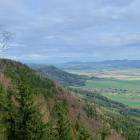 Panorama na Góry Kamienne z punktu widokowego na Korunie (769 m n.p.m.). Zdjęcie Szymon...