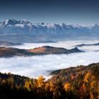 Widok na Tatry z Radziejowej. Fot. Karol Nienartowicz
