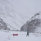 Przed Polkami tylko dwie ekipy przeszły Deosai na nartach. Zdjęcie Monika Witkowska