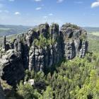 Piaskowce w Szwajcarii Saksońskiej. Zdjęcie Paulina Grzesiok