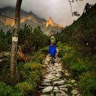 Podejście żółtym szlakiem, który prowadzi na Szpiglasową Przełęcz. Zdjęcie Anna...