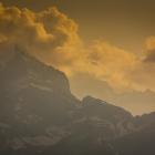 Widok na ścianę Zugspitze tuż po wiosennej burzy. Zdjęcie Mikołaj Gospodarek