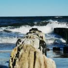 Wędrówkę dookoła polski rozpoczęliśmy nad Bałtykiem, na zdjęciu falochrony w Łazach |...