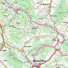 Mapa Małego Szlaku Beskidzkiego 4/4