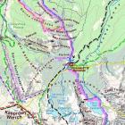 Mapa Wycieczki Kuźnice - Zawrat