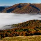  Widok na Wielką i Małą Rawkę z Połoniny Caryńskiej o świcie Fot. Grzegorz...
