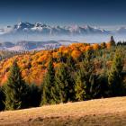 Widok na Tatry z Radziejowej. Fot. Karol Nienartowicz
