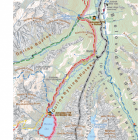 Mapa wycieczki na Rysy