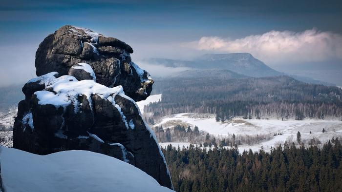 Formacja Skalna "Małpolud" na szczycie Szczelińca Wielkiego, fot. Adam Bator