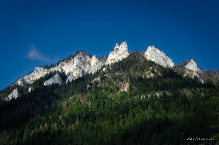 Trzy Korony, widok ze Sromowiec Niżnych. Fot. Kuba Polanowski