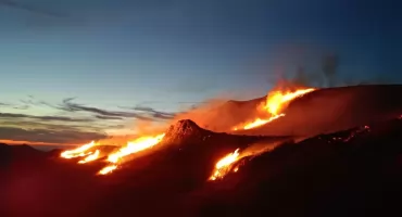 AKTUALIZACJA. Pożar na Połoninie Caryńskiej