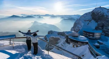 Pilatus w Szwajcarii – złota jesień i zimowa magia na Górze Smoka