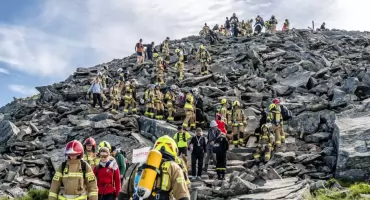 998 strażaków na Babiej Górze. Akcja „Strażak na Szlaku” rośnie w siłę